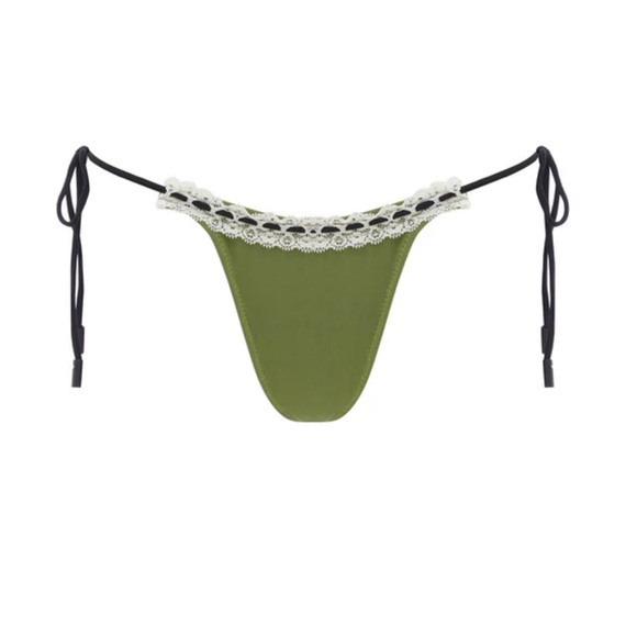 With Jean Buttercup Bikini Top and Betsy Bikini Bottom in Khaki - Picture 4 of 10
